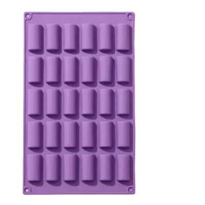 Форма для шоколада Доляна «Батончик», 27,5х17,5 см, 30 ячеек (4х2х1,5 см), цвет МИКС