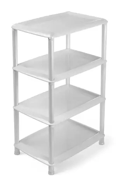 Этажерка универсальная «Джета» 4 полки коричнево-серая С742КСЕР