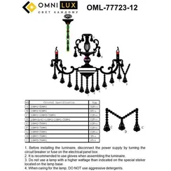 Люстра подвесная OML-77723-12