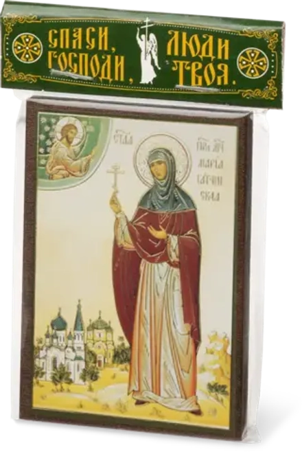 Икона "Мария Гатчинская" (ростовая), 6х9 на МДФ-6