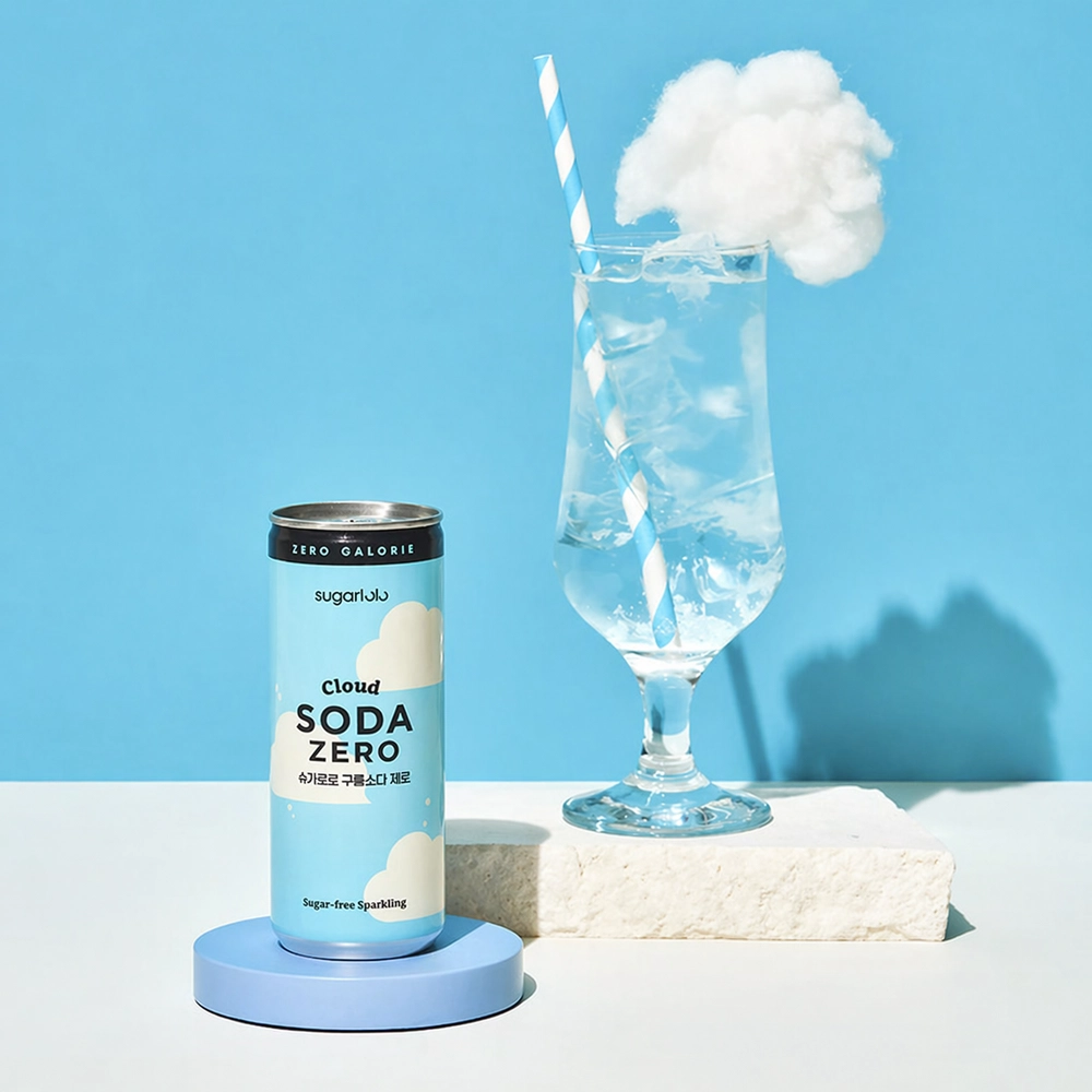 Напиток газированный без сахара Soda Zero со вкусом крем-соды