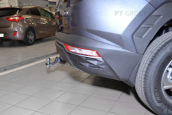 Фаркоп PT GROUP /съемный квадрат/ HYUNDAI Tucson 2021- (Сборка РФ)(паспорт и сертификат в комплекте)(без электрики) арт.HTS-21-991122.00