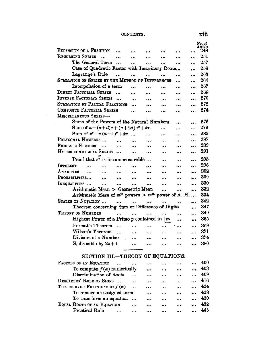 A Synopsis of Elementary Results in Pure and Applied Mathematics | G. Shoobridge Carr