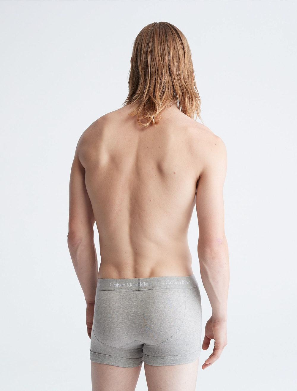 Мужские трусы боксеры-транки Calvin Klein Cotton Classics 5-Pack Black / White / Grey