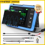осциллограф FNIRSI DSO510 Портативный цифровой осциллограф 2-в-1 + генератор сигналов, с пробником P6100, полоса пропускания 10 МГц, частота дискретизации 48 Мвыб/с
