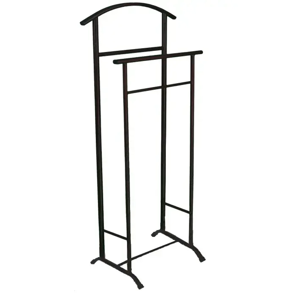 Вешалка костюмная «Стиль-3», цвет черный, 47*35*108см