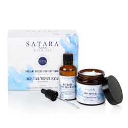 Масло ши и вода Мертвого моря, обогащенная магнием Satara / Instant Relief for Dry Skin