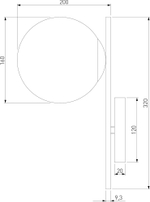 Бра Eurosvet Marbella 60147/1 черный