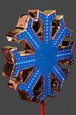 Макушка - звезда на елку «Снежинка» Стандарт