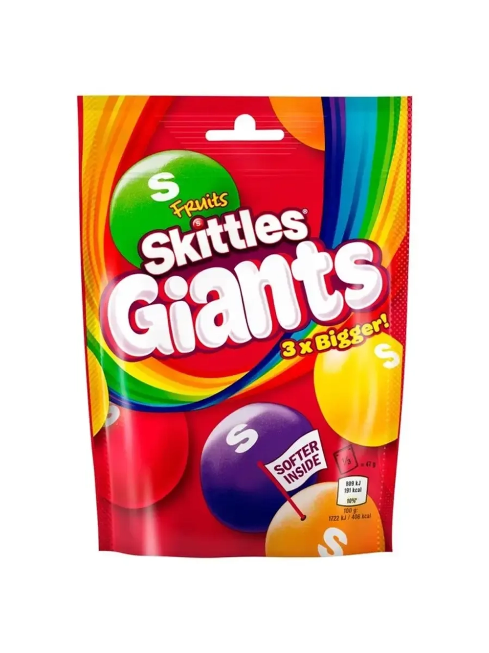 Skittles Giants Fruits / Скитлс фруктовое драже