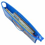 Папка на молнии с ручками ПИФАГОР, А4, 1 отделение, пластик, ручки-шнурок, "Wild cat", 270864