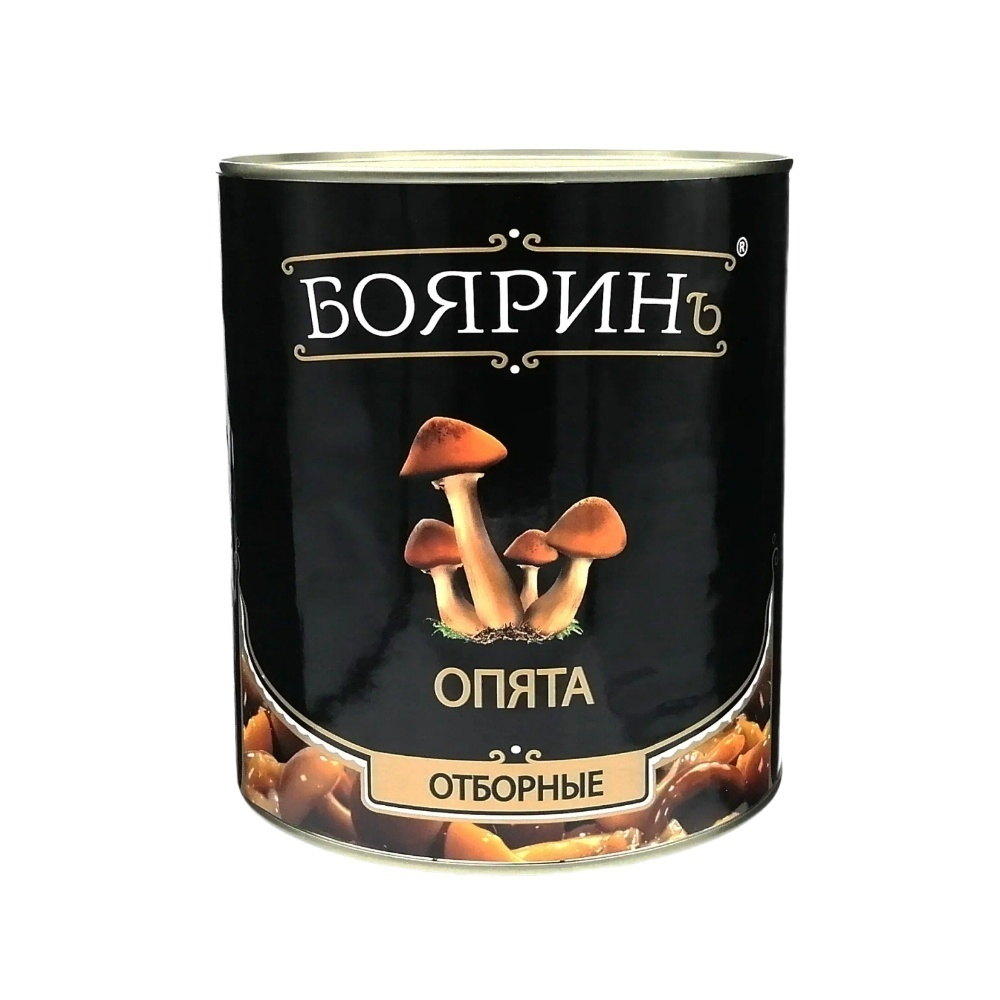 Опята Бояринъ Отборные Маринованные 3,1л Сух. Вес 1,8кг