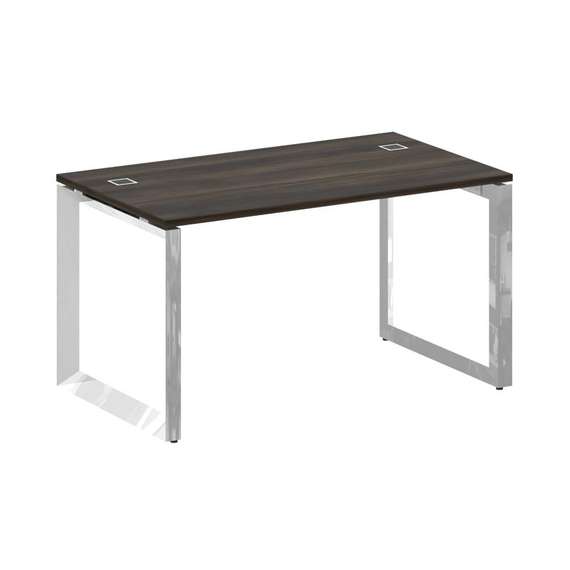 Onix Direct Lux Стол руководителя О-обр. м/к M-O.MO-SRR-3.8 Дуб Мали/Нержавеющая Сталь/Хром 1380*800