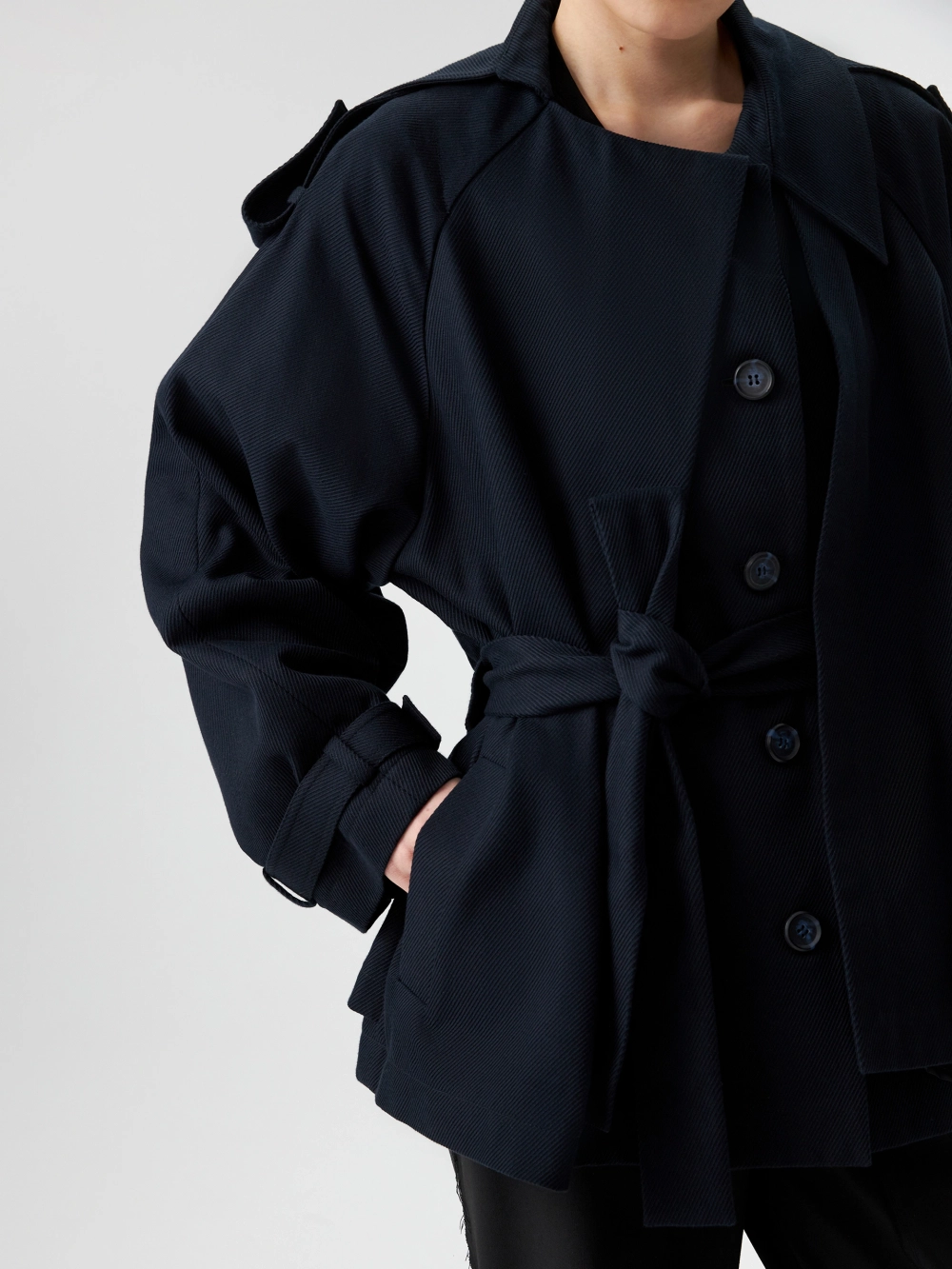 Укороченный тренч OLA OLA