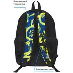 Рюкзак Berlingo Casual "My world" 39,5*27*13см, 1 отделение, 3 кармана, уплотненная спинка