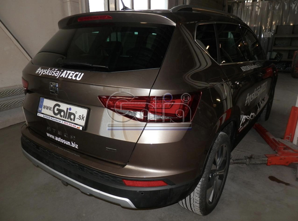Фаркоп оцинкованный Galia S119C для Skoda Karoq 2018-, Seat Ateca 2016-(паспорт и сертификат в комплекте)(без электрики)