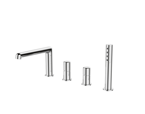 Смеситель на борт ванны BELBAGNO UNO-BVD4-CRM