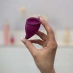 Менструальная чаша Fun Cup Size B (Цвет: бирюзовый)