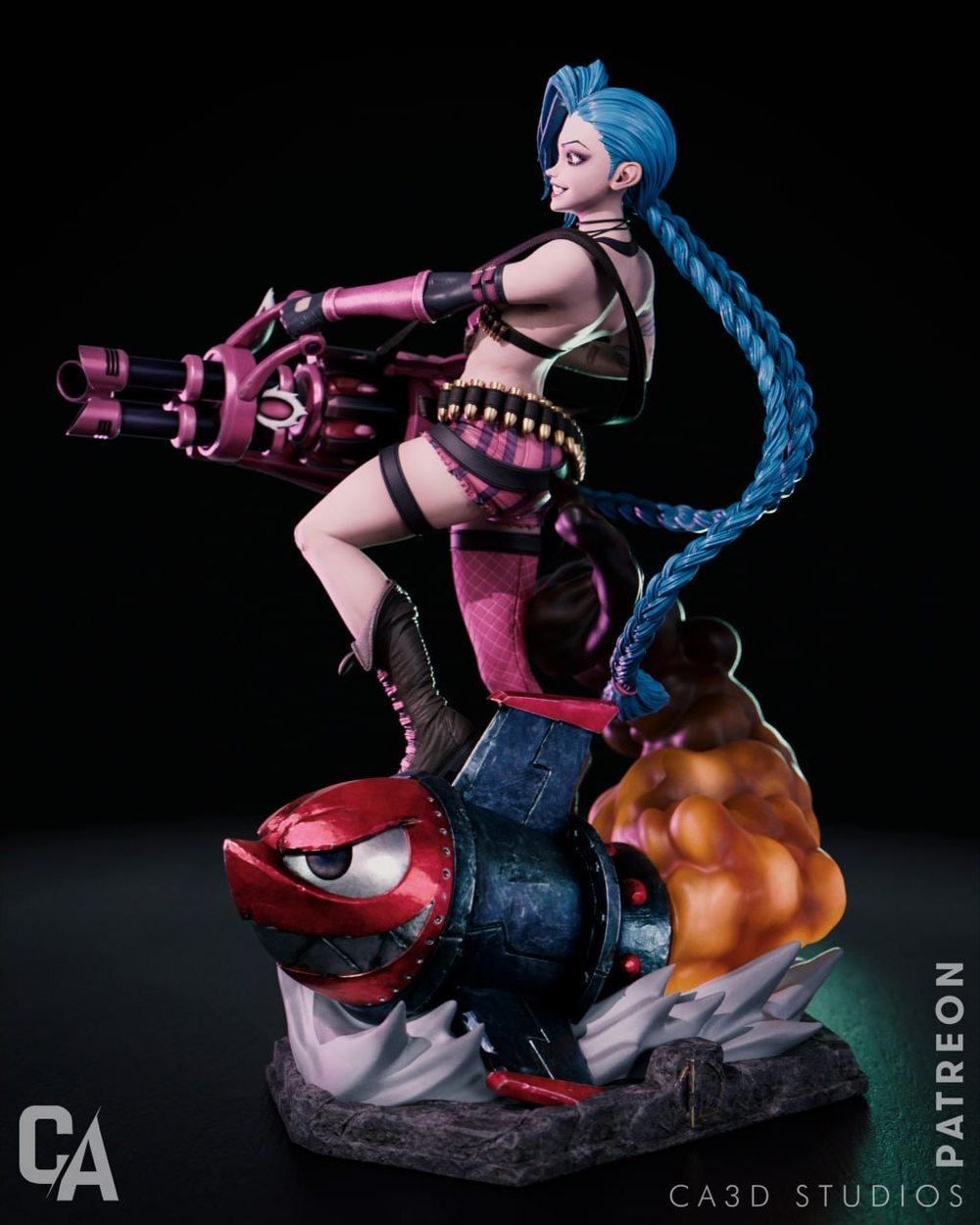 Фигуркаел Джинкс Лига легенд Jinx League of Legends