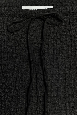 ZARA ЮБКА МИДИ СТРУКТУРНАЯ, ЧЕРНЫЙ