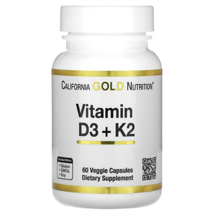 California Gold Nutrition D3+K2 60 кап