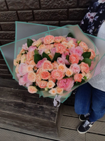 Микс кустовых роз 34