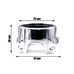 Маска для Линз 3.0 дюйма Bunker - №216 - ТИП2, (шт.)