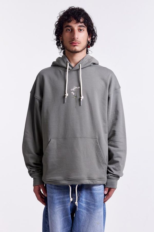 Худи Гречиха Light со шнурком в поясе хаки - фото 2