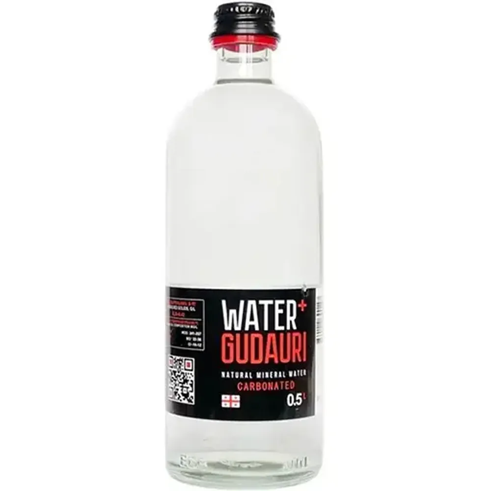 Вода WATER-GUDAURI с газом 0.5л
