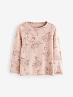 Лонгслив и легинсы в комплекте для девочки Next 168-477, Розовый