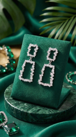 Серьги фианиты 2