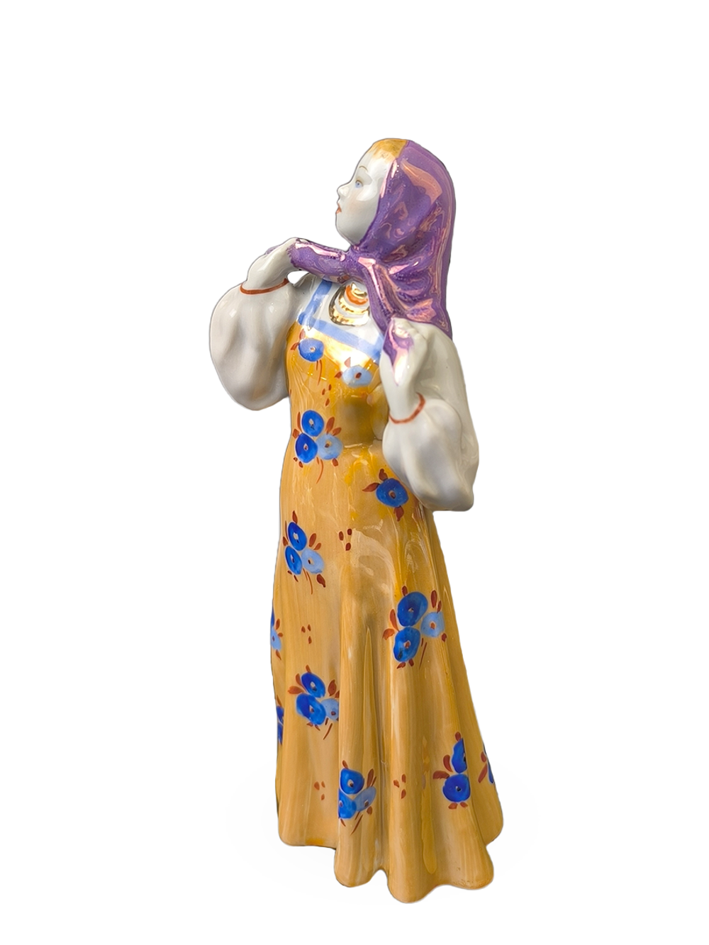 Фарфоровая статуэтка "Плясунья Маша" (Дулёво)