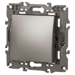 Переключатель ЭРА Elegance 14-1103-16 , 10АХ-250В, титан