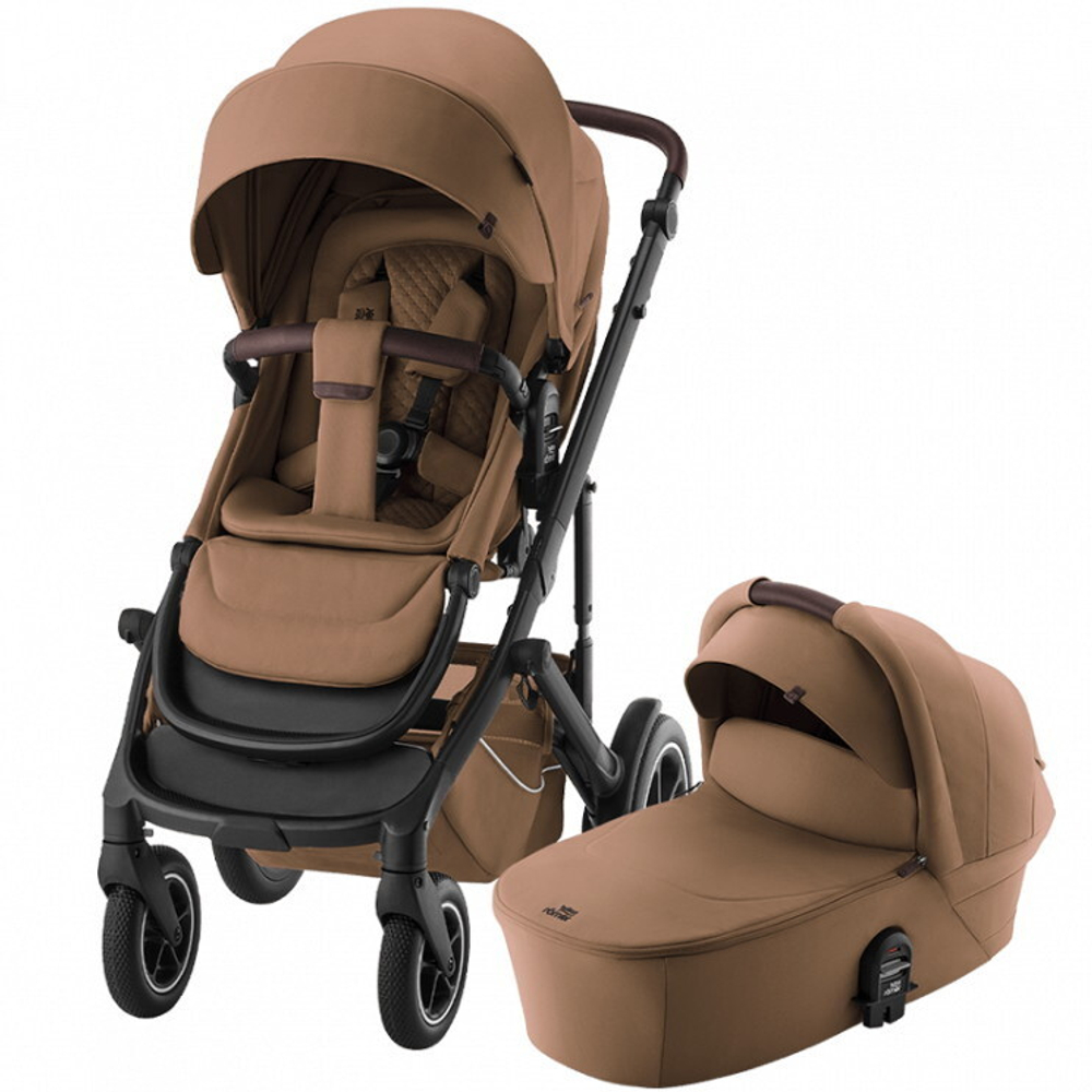Коляска 3 в 1 Britax Roemer Smile 5Z LUX и автокресло Baby-Safe PRO LUX Soft Taupe Warm Caramel