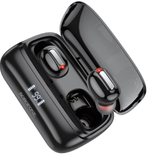 Bluetooth - гарнитура Borofone BE55, TWS вакуумные, BT5.1, 40/1200mAh Black