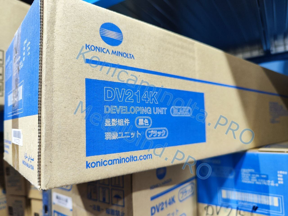 Блок проявки DV-214K оригинальный Konica-Minolta для bizhub C227/C287 черный A85Y03D