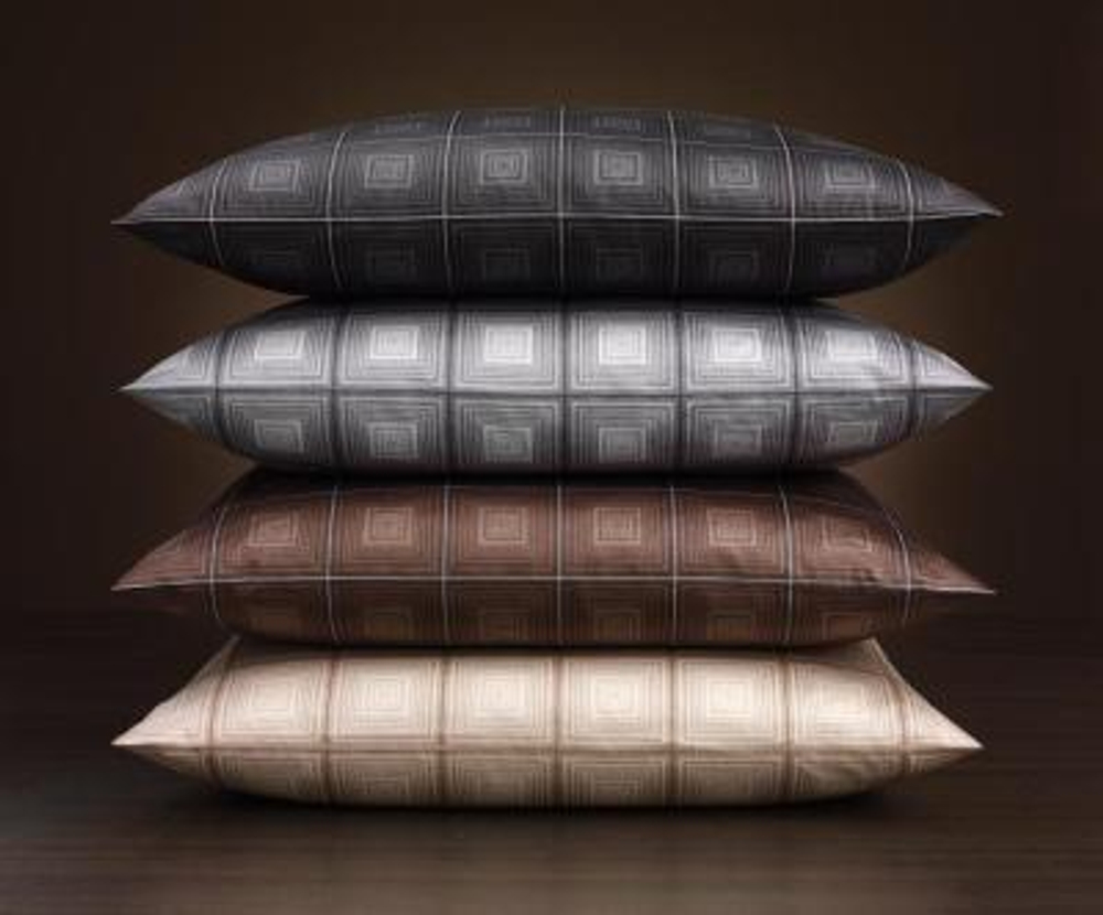 Наволочка 70x70 Elegante Prisma коричневая