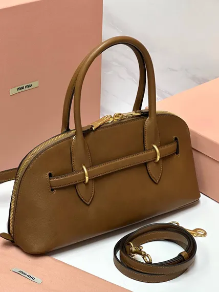 Сумка MIU MIU Aventure, коричневая