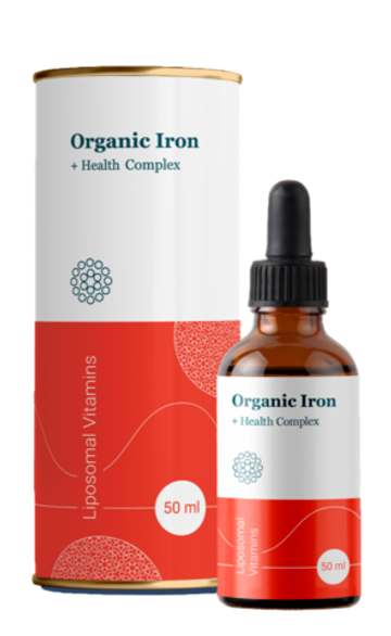 Liposomal Vitamins Organic Iron (FE) + Health Complex 50 ml , Липосомальное железо