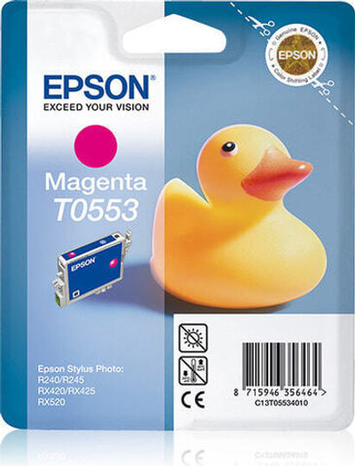 Epson Duck T0553 струйный картридж 1 шт Подлинный Пурпурный C13T05534020