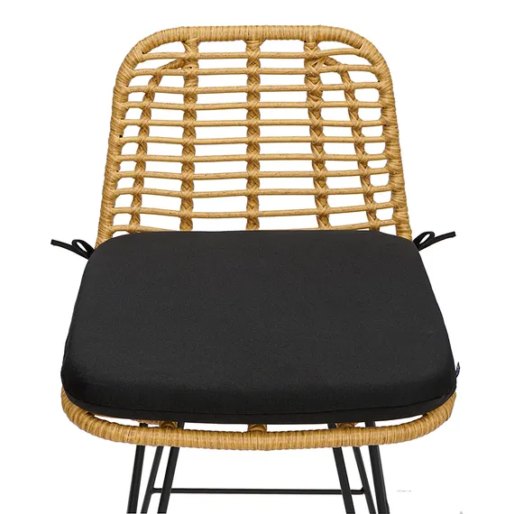 Барный стул Vetle Flat, светлый ротанг