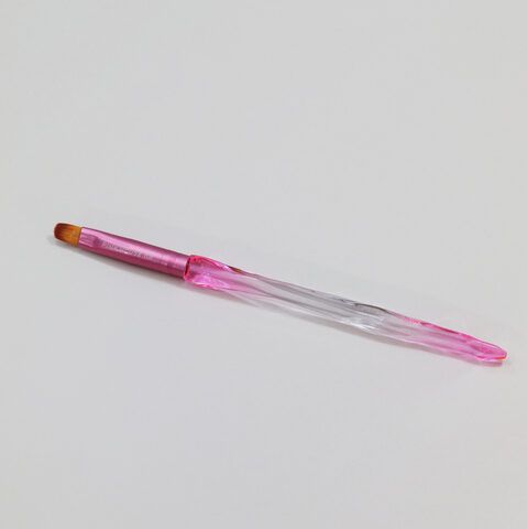 Кисть розовый кристалл овал №8