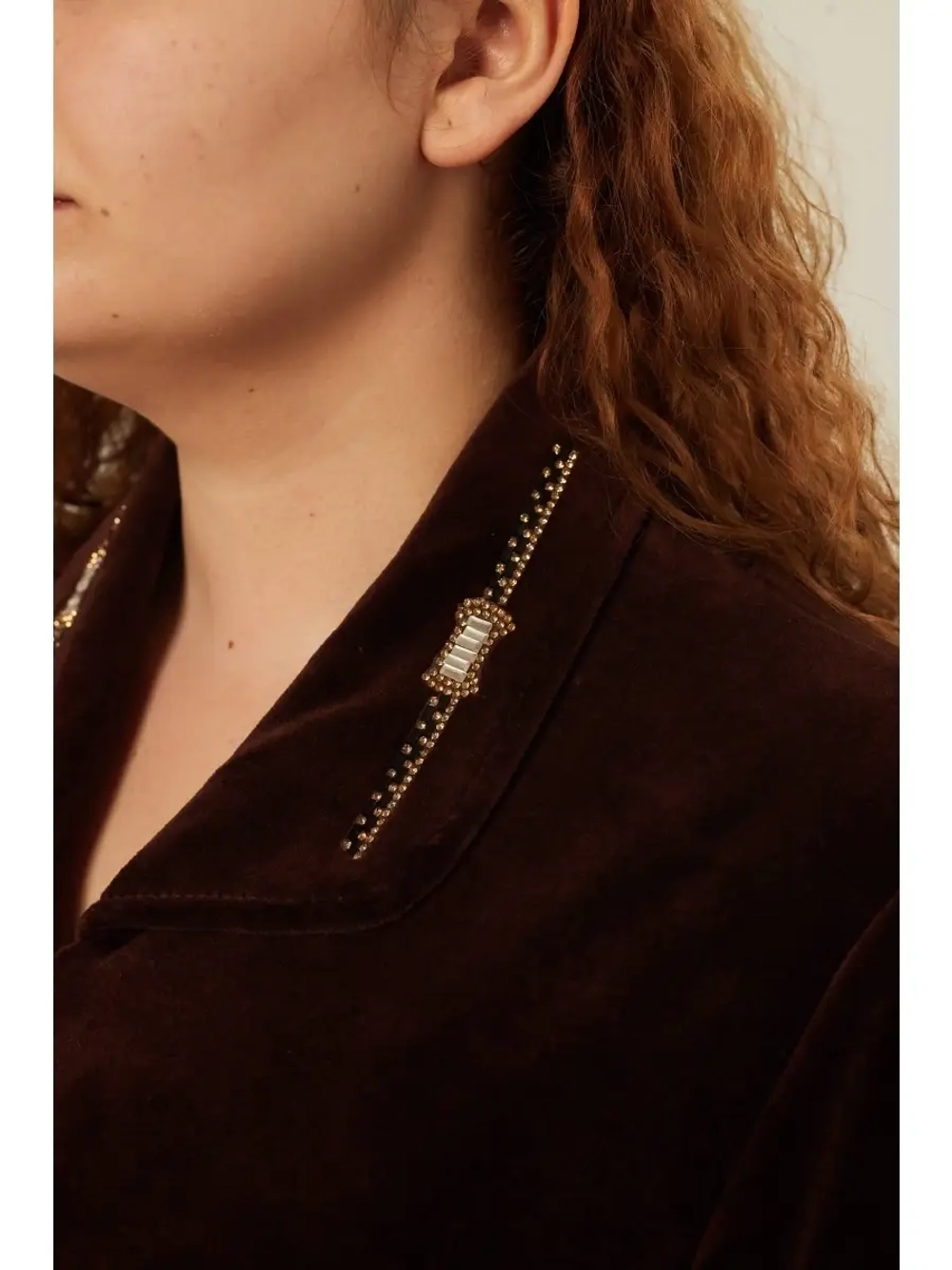 Халат домашний теплый на молнии