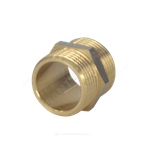 Ниппель латунь никель Ду 40 (1 1/2") НР 9022 ГОСТ 32585-2013 Aquasfera 9022-05
