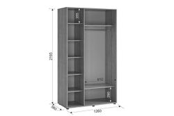 Шкаф трехстворчатый 2 "Зара"