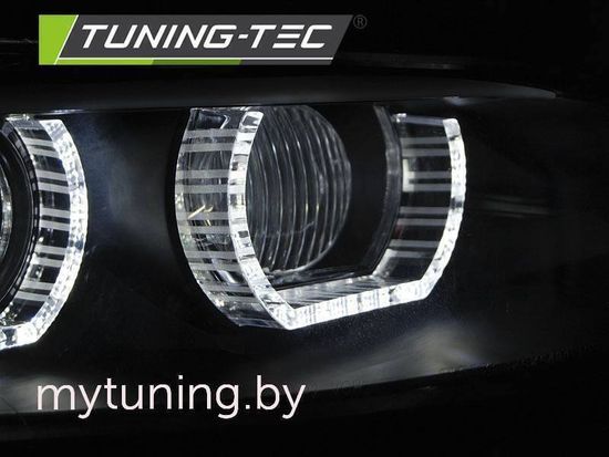 Передние фары ANGEL EYES LED BLACK HID для BMW 3 E92 E93
