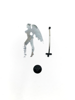 Женщина на торпеду металлическая "Ангел"