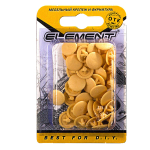 ЗАГЛУШКИ НА ШУРУП ELEMENT БУК №3 40ШТ 1829