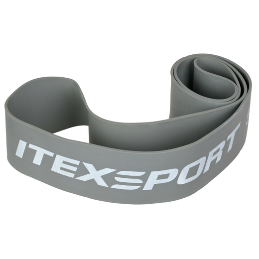 ITEX SPORT силовая лента, эспандер ленточный серый (сопротивление 50-130 кг), оптом