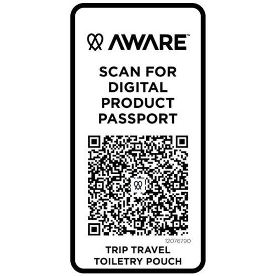 Trip Aware™ дорожная косметичка из переработанного материала 2 л